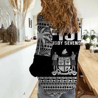 Fiji Rugby Sevens Women Casual Shirt Simple Style LT9 - Polynesian Pride