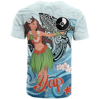 Yap T Shirt Polynesian Girls With Shark - Polynesian Pride