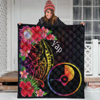 Yap State Premium Quilt - Tropical Hippie Style - Polynesian Pride
