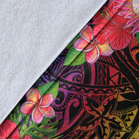 Yap State Premium Blanket - Tropical Hippie Style - Polynesian Pride