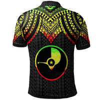 Yap Polo Shirt Polynesian Armor Style Reagge - Polynesian Pride