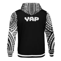 Yap Hoodie Polynesian Special Black Style - Polynesian Pride