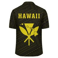 Kakau Polynesian Kanaka Map Hawaii Shirt - Yellow - Polynesian Pride