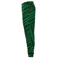 Polynesian Nation Green Joggers - Polynesian Pride