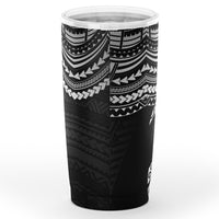Vanuatu Polynesian Tumbler - White - Polynesian Turtle - Polynesian Pride
