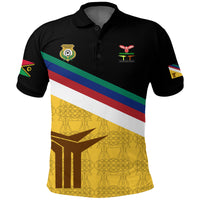 Luganville Football Association Flag Polo Shirt LT12 Unisex Yellow - Polynesian Pride