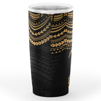 Vanuatu Polynesian Tumbler - Gold - Polynesian Turtle - Polynesian Pride