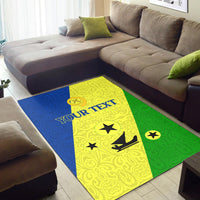 (Custom Personalised) Vanuatu Malampa Province Area Rug - Flag Style - LT12 - Polynesian Pride