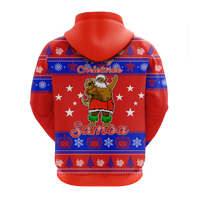 Samoa Christmas Maunia Le Kilisimasi Santa Polynesia Tatoo Hoodie LT2 - Polynesian Pride