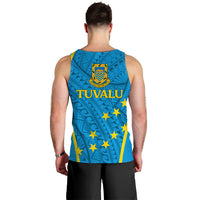 (Custom Personalised) Tuvalu Men Tank Top - Tribal Pattern - LT12 - Polynesian Pride