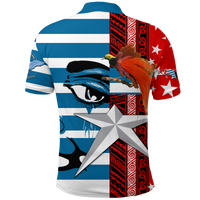 Free West Papua Birds Of Paradise Polynesia Polo Shirt LT2 - Polynesian Pride