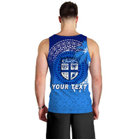 (Custom Personalised) Fiji Tapa Tribal Coconut Tree Men Tank Top - LT12 - Polynesian Pride