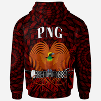Papua New Guinea Hoodie Bulolo Polynesian Patterns With Bamboo - Polynesian Pride