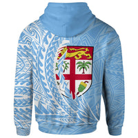 Fiji Zip Hoodie Ba Wings Style - Polynesian Pride