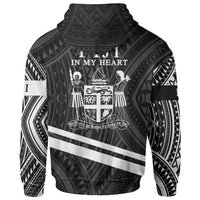 Fiji Zip Hoodie In My Heart Style Polynesian Patterns - Polynesian Pride