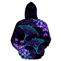 Beautiful Ray Hibiscus Polynesian Hoodie - Polynesian Pride