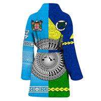 Vanuatu Malampa Province And Fiji Bathrobe Together LT8 - Polynesian Pride