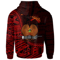 Papua New Guinea Hoodie Lorengau Polynesian Patterns - Polynesian Pride