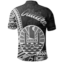 French Polynesia Polo Shirt Otutara Seal Of French Polynesia Polynesian Patterns - Polynesian Pride