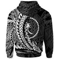 Chuuk State Hoodie White Wings Style - Polynesian Pride