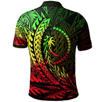 Chuuk State Polo Shirt Reggae Wings Style - Polynesian Pride