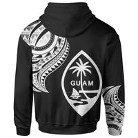 Guam Zip Hoodie Guam Tatau Patterns - Polynesian Pride