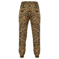 Polynesian Culture Gold Joggers - Polynesian Pride