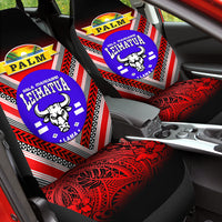 Mate Ma'a Tonga Car Seat Covers Leimatu'a Bulls Creative Style - Red NO.1 LT8 - Polynesian Pride