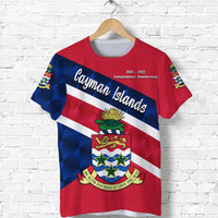 Cayman Islands T Shirt Coat of Arms Independence Anniversary Sporty Style LT8 Unisex Red - Polynesian Pride