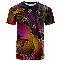 Chuuk T Shirt Chuuk in wave Unisex Black - Polynesian Pride