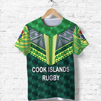 Cook Islands Rugby T Shirt Unisex Green - Polynesian Pride