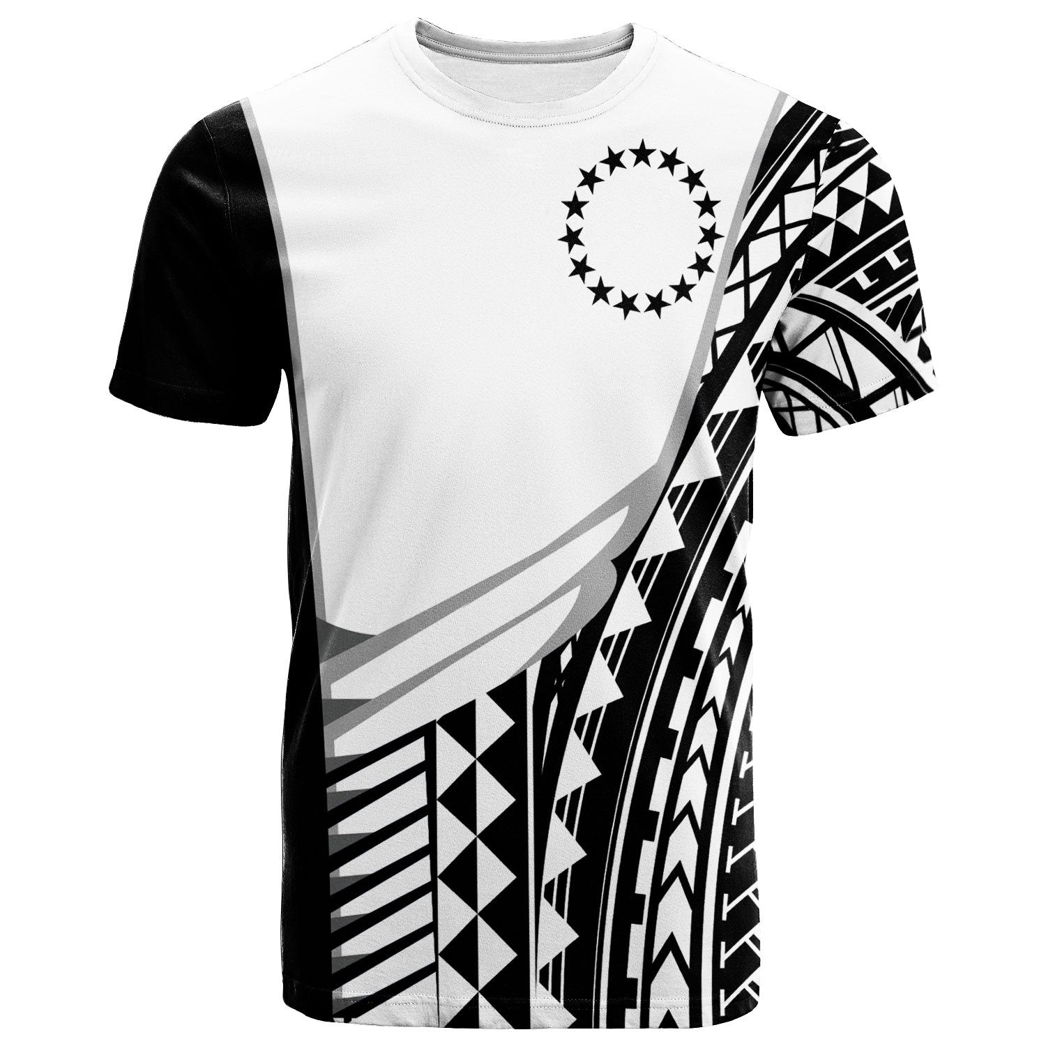 Cook Islands Custom T Shirt Athletes Style Unisex White - Polynesian Pride