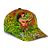 (Custom Personalised) Hawaii Hula Girl Reggae Cap - LT2 Classic Cap Universal Fit REGGAE - Polynesian Pride