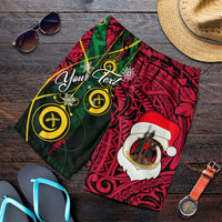 (Custom Personalised) Vanuatu Christmas - Joyeux Nol Santas God Yumi Men Short - LT2 - Polynesian Pride