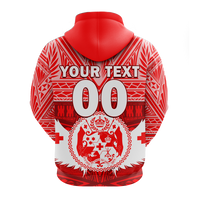 Custom Tonga Rugby Mate Maa Tonga Tapa Pattern Hoodie LT2 - Polynesian Pride
