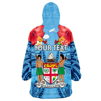 (Custom Personalised) Fiji 1970 Happy 52 Years Independence Anniversary Wearable Blanket Hoodie LT14 - Polynesian Pride