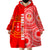 (Custom Personalised) Kolisi Tonga High School Tongan Ngatu Pattern Wearable Blanket Hoodie LT14 - Polynesian Pride