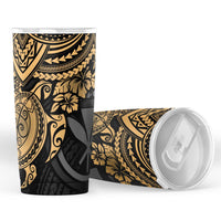 Polynesian Hawaii Tumbler - Gold - Polynesian Turtle - Polynesian Pride