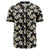 Tropical Toucans Hibiscus Palm Leaves Baseball Jersey Black - Polynesian Pride