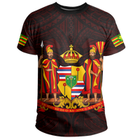 Hawaii Kanaka Maori Polynesian T Shirt Red - Polynesian Pride