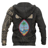 Guam Hoodie Guam Coat of Arms Polynesian Tattoo - Polynesian Pride