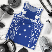 (Custom Personalised) Gambier Islands Tribal Men Tank Top - LT12 - Polynesian Pride