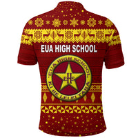 Eua High School Christmas Polo Shirt Simple Style LT8 - Polynesian Pride