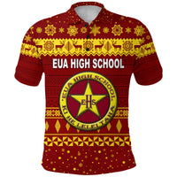 Eua High School Christmas Polo Shirt Simple Style LT8 - Polynesian Pride