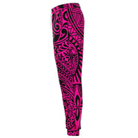 Polynesian Hawaiian Style Tribal Tattoo Pink Joggers - Polynesian Pride