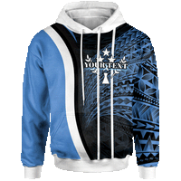Kosrae Hoodie Custom Special Unisex Blue - Polynesian Pride
