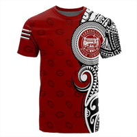 Custom Hawaii Farrington High Tribal Kakau T Shirt - Polynesian Pride