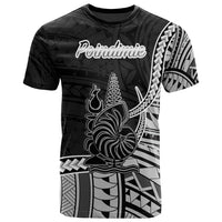 New Caledonia Islands T Shirt Poindimie Seal Of New Caledonia Islands Polynesian Patterns Unisex Black - Polynesian Pride