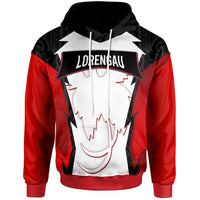 Papua New Guinea Hoodie Lorengau PNG Coat ofrms Unisex Red Black - Polynesian Pride