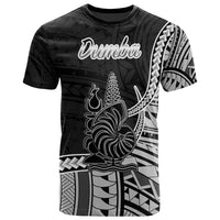 New Caledonia Islands T Shirt Dumba Seal Of New Caledonia Islands Polynesian Patterns Unisex Black - Polynesian Pride